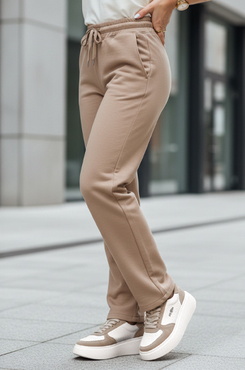 Spodnie damskie dresowe DRESSANIK beżowe Dstreet UY2701