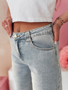 Spodnie damskie wide leg jeansowe WIDENO niebieskie Dstreet UY2492_4