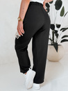 Spodnie damskie wide leg MILLIVIO czarne Dstreet UY2659
