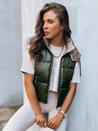 Kamizelka damska pikowana OSHE zielona Dstreet TY3704
