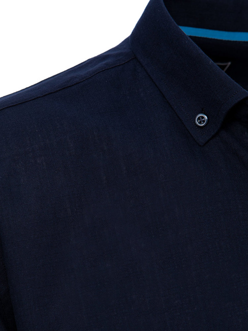 Koszula męska z krótkim rękawem granatowa Dstreet KX0983