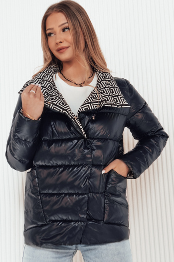 Kurtka przejściowa damska pikowana DELSY granatowa Dstreet TY4121