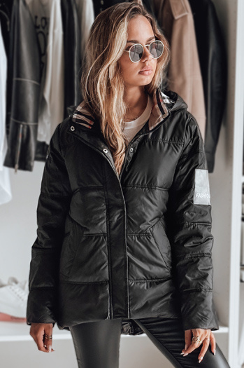 Kurtka pikowana damska HIMES czarna Dstreet TY4245