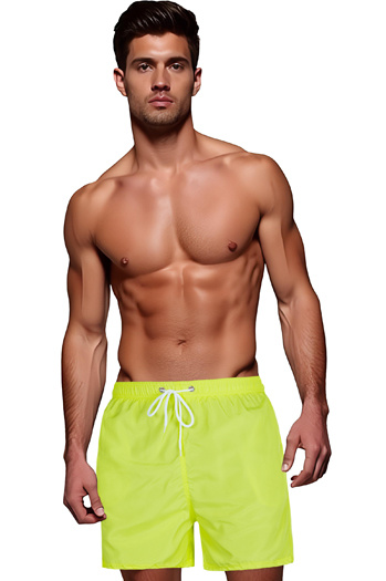 Szorty męskie kąpielowe żółte Dstreet SX2527