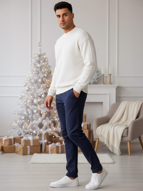 Spodnie męskie granatowe Dstreet UX4411z