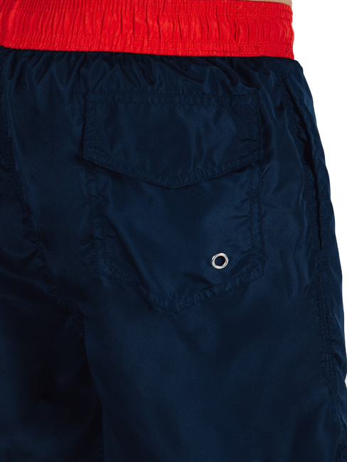 Spodenki męskie kąpielowe granatowo-czerwone Dstreet SX2525