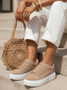 Sneakersy damskie beżowe Dstreet ZY1373