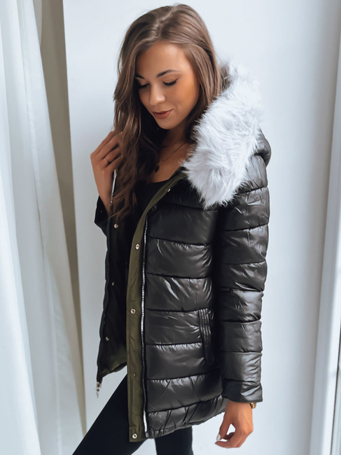 Kurtka zimowa damska parka MOLLA zielona Dstreet TY3658