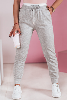 Spodnie dresowe damskie slim fit SPORTIVO szare Dstreet UY2400