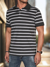 Koszulka męska polo w paski griftowa Dstreet PX0639