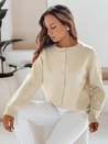 Damski sweter zapinany SELINA ecru Dstreet MY2515