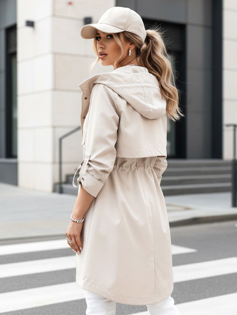 Kurtka przejściowa damska parka beżowa NOCITO Dstreet TY4200