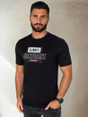 Koszulka męska z nadrukiem czarna Dstreet RX5407