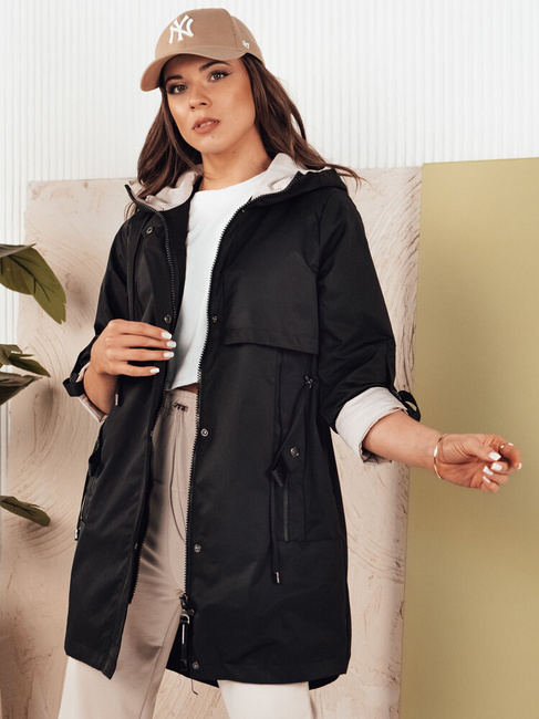 Kurtka przejściowa damska parka MEROY czarna Dstreet TY4290