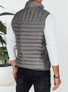 Kamizelka męska pikowana ciemnoszara Dstreet TX5081