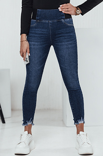 Spodnie damskie jeansowe HIGHJEANS granatowe Dstreet UY2327