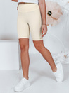 Spodenki damskie LOVIFIT kremowe Dstreet SY0429