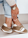 Sneakersy damskie beżowe Dstreet ZY1048