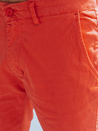Krótkie spodenki męskie chinosy czerwone Dstreet SX2321
