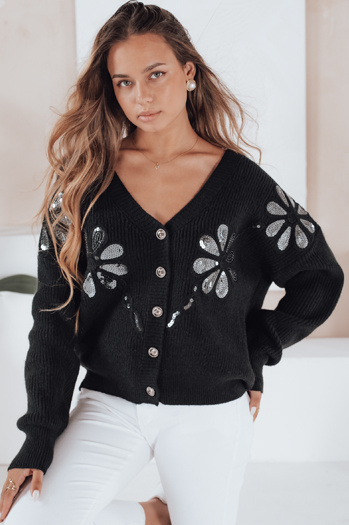 Damski kardigan KERINDA czarny Dstreet MY2502