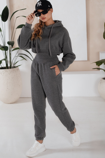 Komplet damski dresowy SERINE ciemnoszary Dstreet AY0646