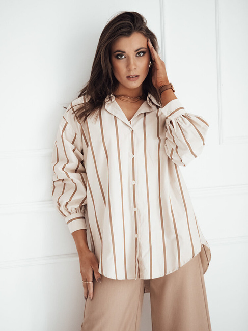 Koszula damska TENESI beżowa Dstreet DY0380