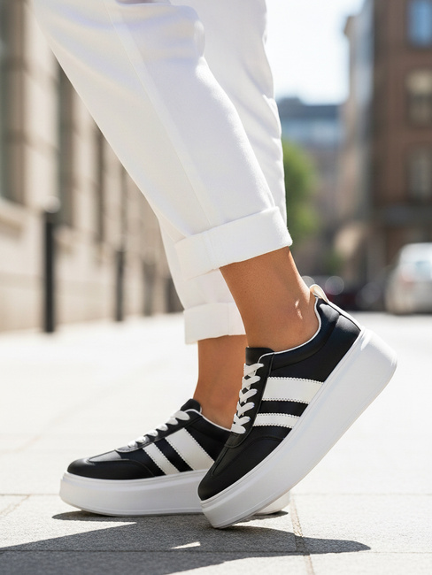 Sneakersy damskie czarne Dstreet ZY1395