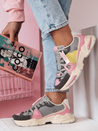 Sportowe sneakersy damskie RUNKIK szare Dstreet ZY0675