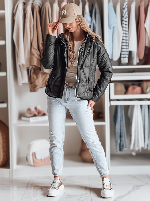 Kurtka przejściowa damska pikowana MARISSIA czarna Dstreet TY4853