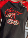 T-shirt damski z efektem 3D CEKINKA czarny Dstreet RY2865_4