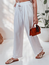 Spodnie damskie casualowe wide leg LOVETRIP białe Dstreet UY2640