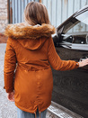 Parka damska STELLA kamelowa Dstreet TY3182