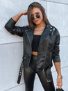 Kurtka skórzana damska ramoneska VOGUE GLAM czarna Dstreet TY3898