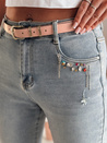 Spodnie damskie jeansowe skinny BLINGBLING niebieskie Dstreet UY2451_2