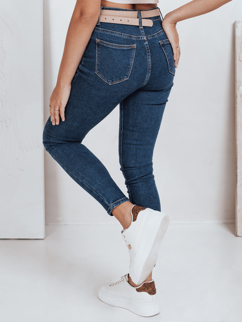 Jeansy damskie skinny niebieskie Dstreet UY2778