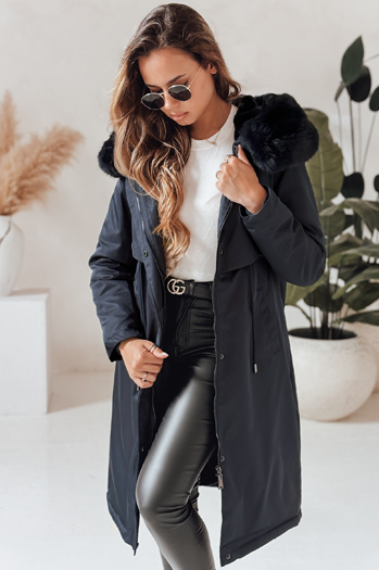 Kurtka zimowa damska parka LUSTER granatowa Dstreet TY4018
