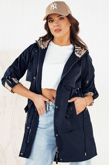 Kurtka przejściowa damska parka VERDU granatowa Dstreet TY4227