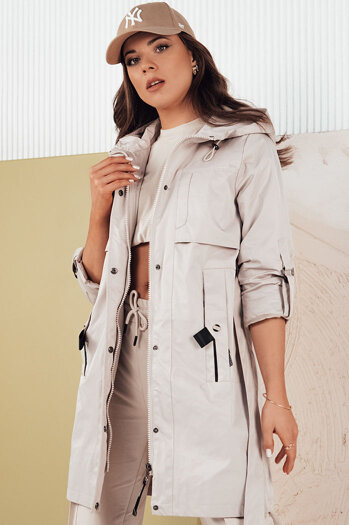 Kurtka przejściowa damska parka NOLES szara Dstreet TY4279