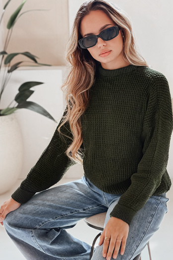 Sweter damski CAMERON zielony Dstreet MY1153