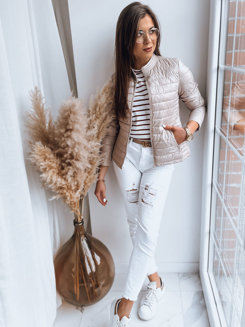 Kurtka damska FRITARA beżowa Dstreet TY3593