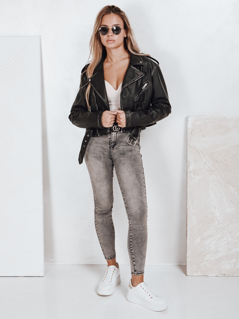 Spodnie damskie jeansowe skinny JORNIX ciemnoszare Dstreet UY2192