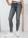 Jeansy damskie skinny z wysokim stanem niebieskie Dstreet UY2792