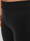 Legginsy damskie 3/4 z wysokim stanem czarne Dstreet UY2738