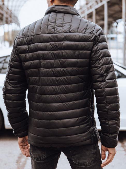 Kurtka męska przejściowa pikowana czarna Dstreet TX4582