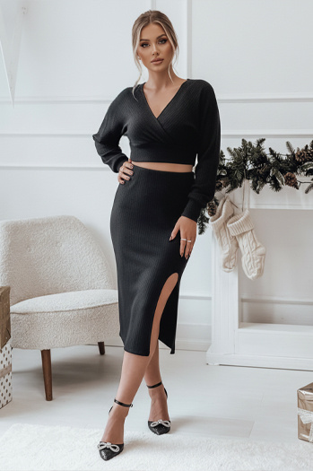 Komplet damski one size COASTAL czarny Dstreet AY1118