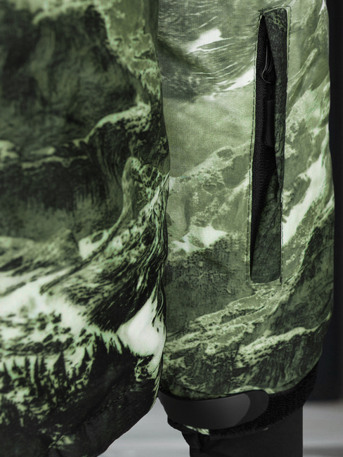 Kurtka męska zimowa narciarską zielona Dstreet TX5126