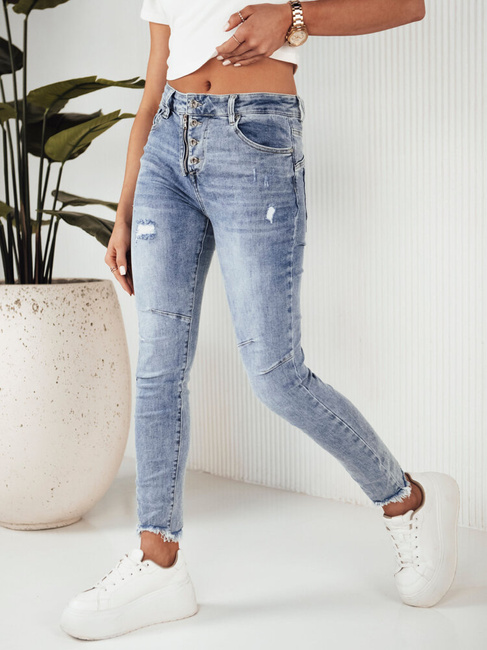 Spodnie damskie jeansowe GINA niebieskie Dstreet UY1860