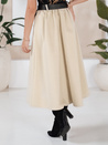 Spódnica midi damska jasnobeżowa Dstreet CY0477