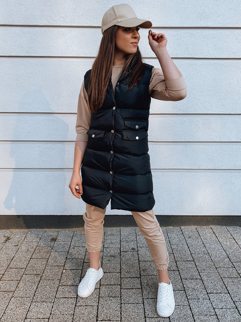 Kamizelka damska WILLY czarna Dstreet TY2391z