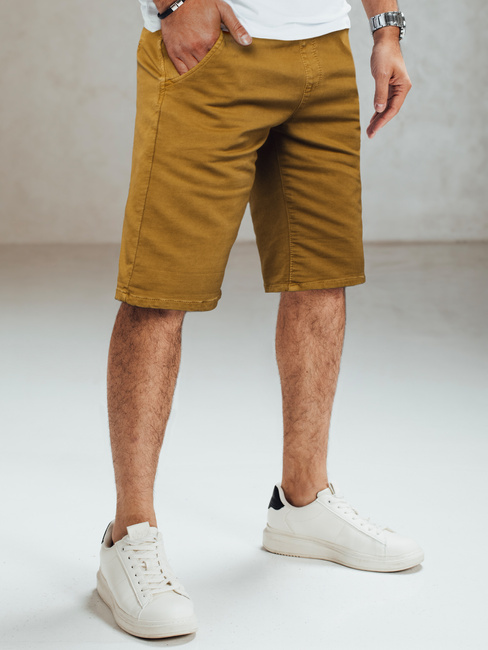 Spodenki męskie jeansowe kamelowe Dstreet SX2571